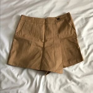 yesstyle tan wrap skort